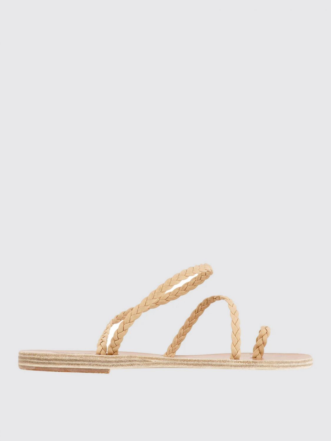 Ancient Greek Sandal Shoes  Woman Color Natural