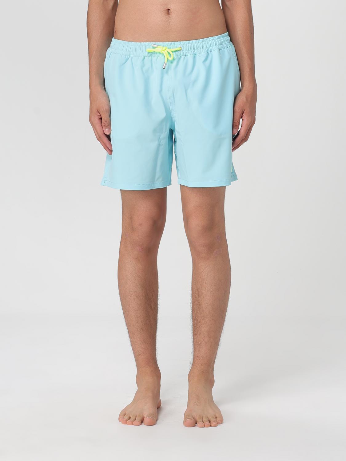 Mc2 Saint Barth Swimsuit  Men Color Green In Blue