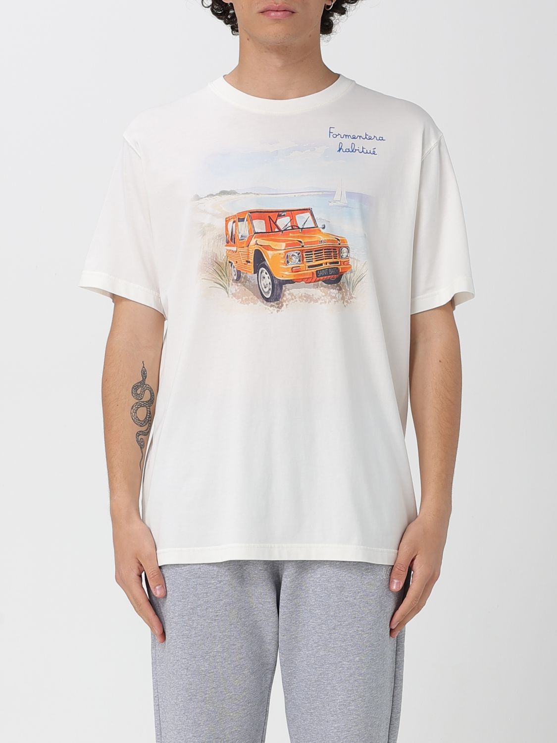 MC2 SAINT BARTH T-SHIRT MC2 SAINT BARTH MEN COLOR WHITE 2 G97390248