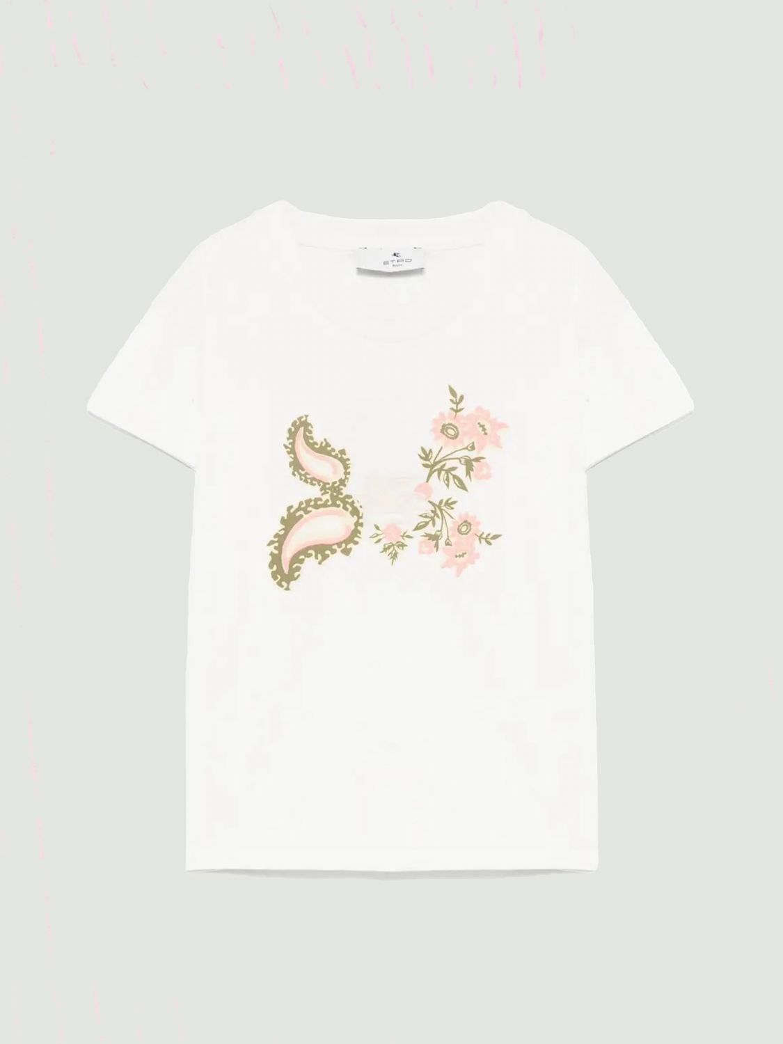 Etro Polo Shirt Kids Color White In White