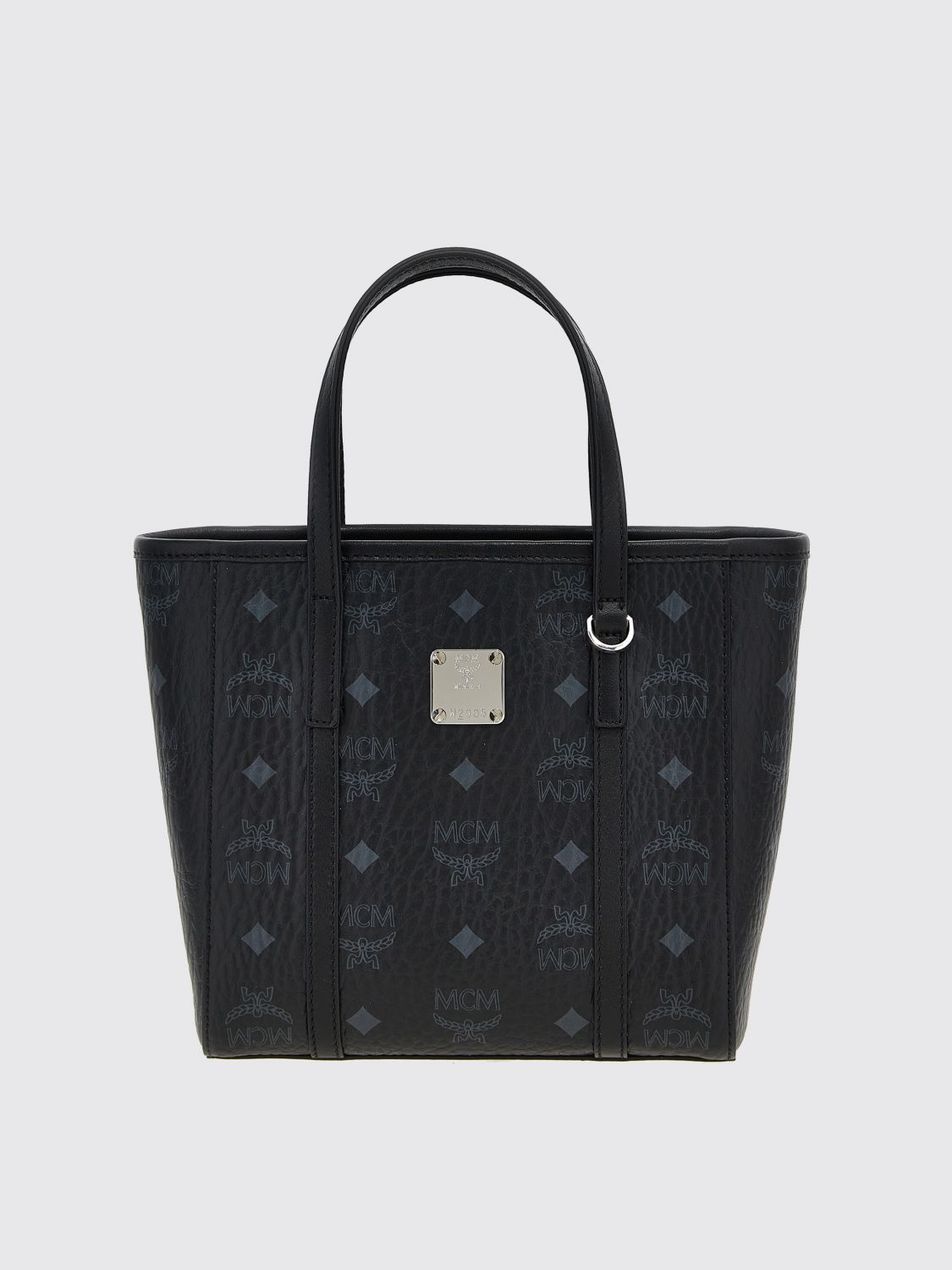 Mcm Toni Top-zip Shopper In Visetos