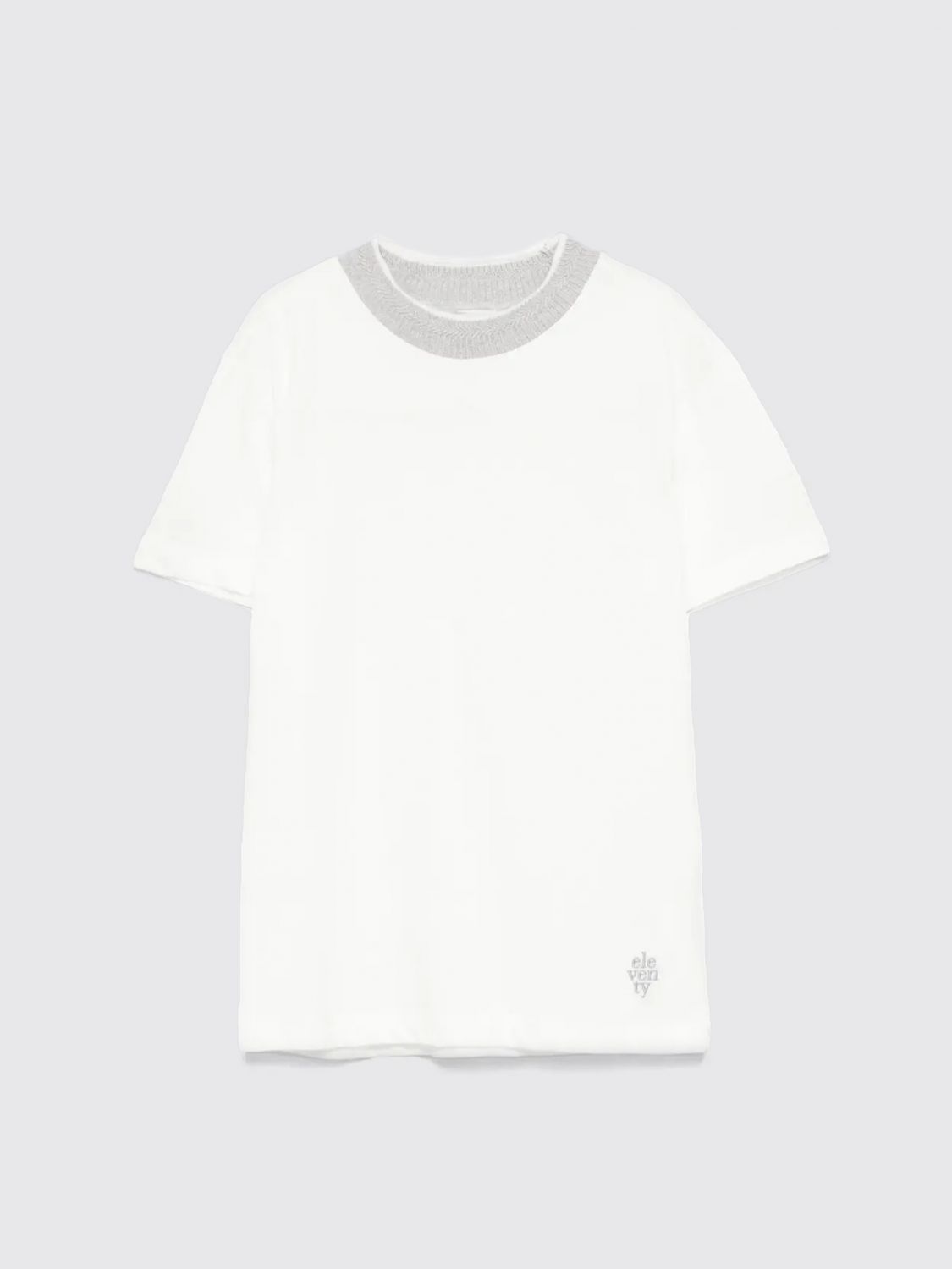 Eleventy Kids' T-shirt In Cotone Con Logo