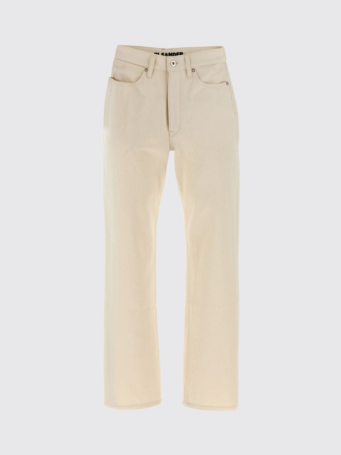 Jil Sander JIL SANDER Jeans Woman color Beige　JIL SANDER ジーンズ ウィメンズ カラー ベージュ