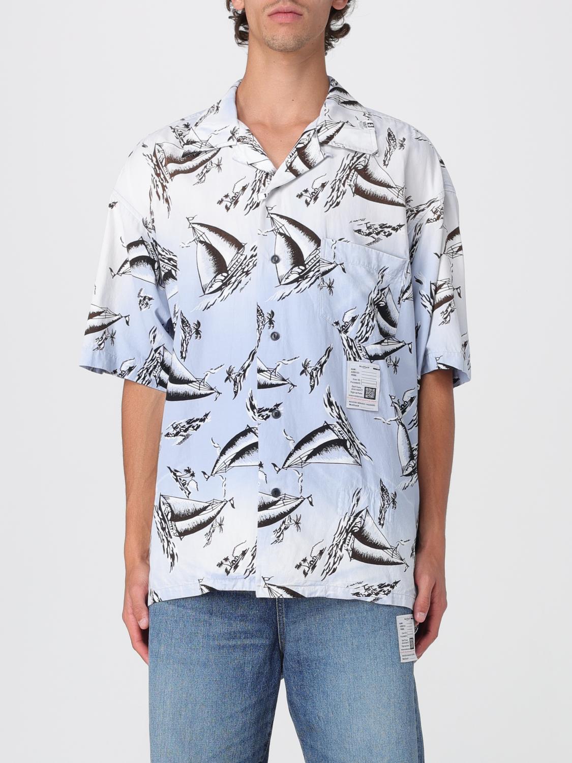 Miharayasuhiro Maison Mihara Yasuhiro Sailboat Print Short Sleeve Shirt
