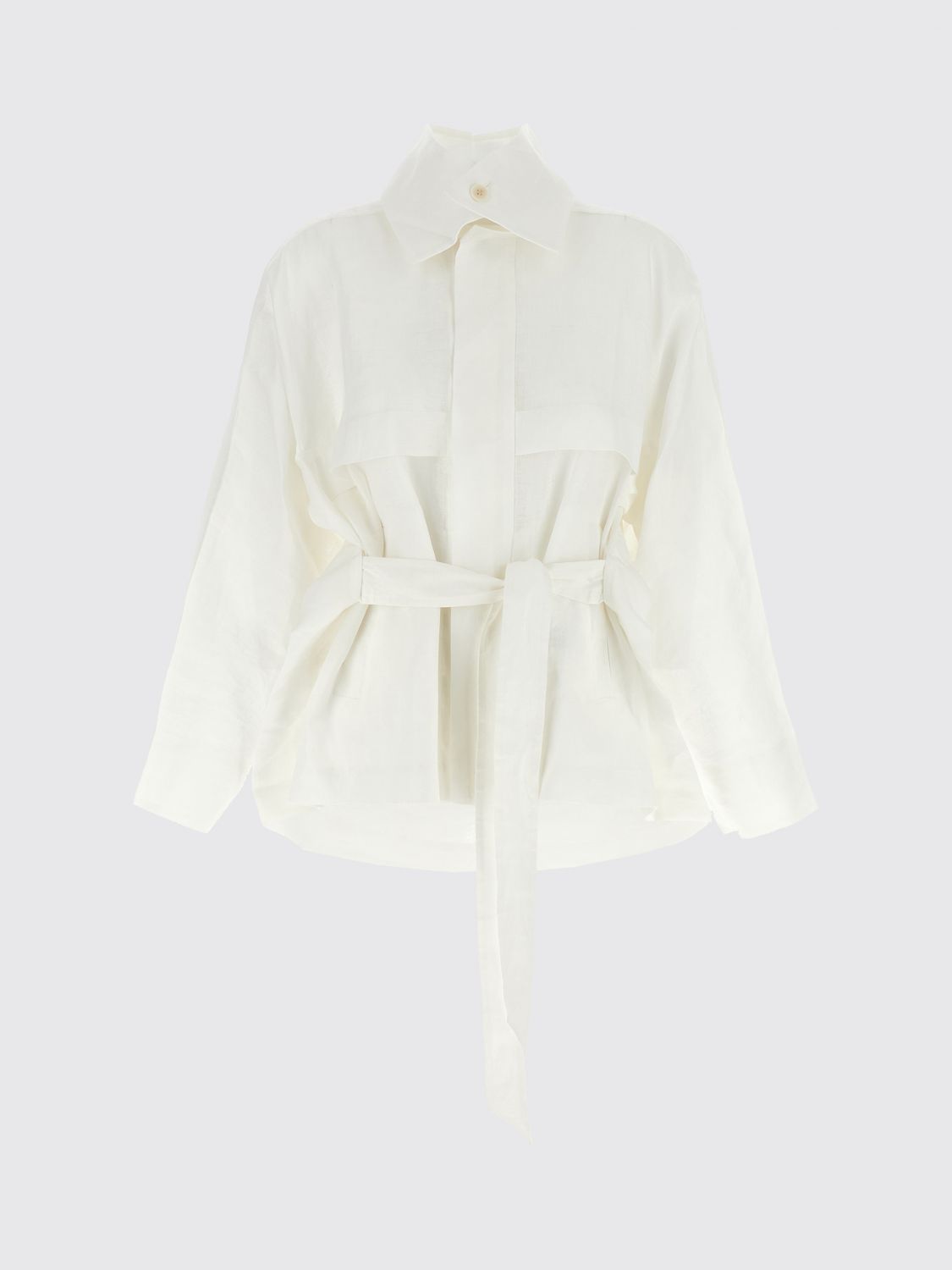 Issey Miyake Jacket Woman Color White In White