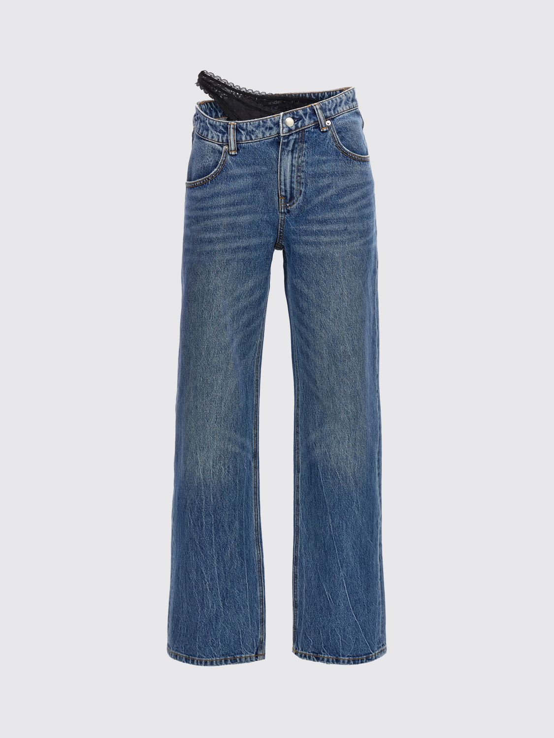 Alexander Wang Jeans Denim X Woman Color Blue