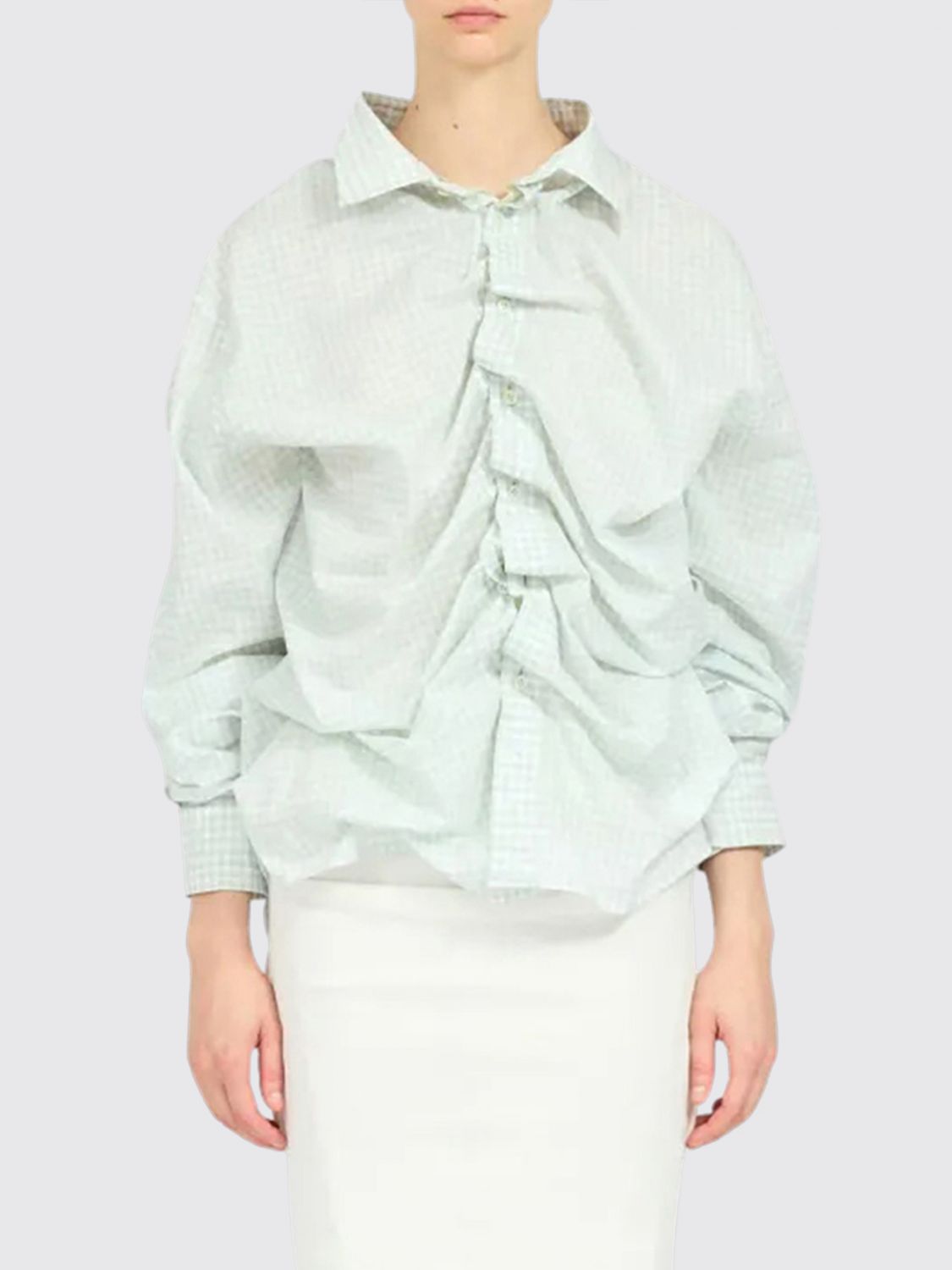 Maison Margiela Shirt  Woman Color Green In Green