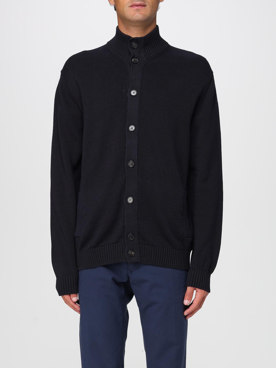 Zanone Man Jacket Midnight Blue Size 46 Virgin Wool