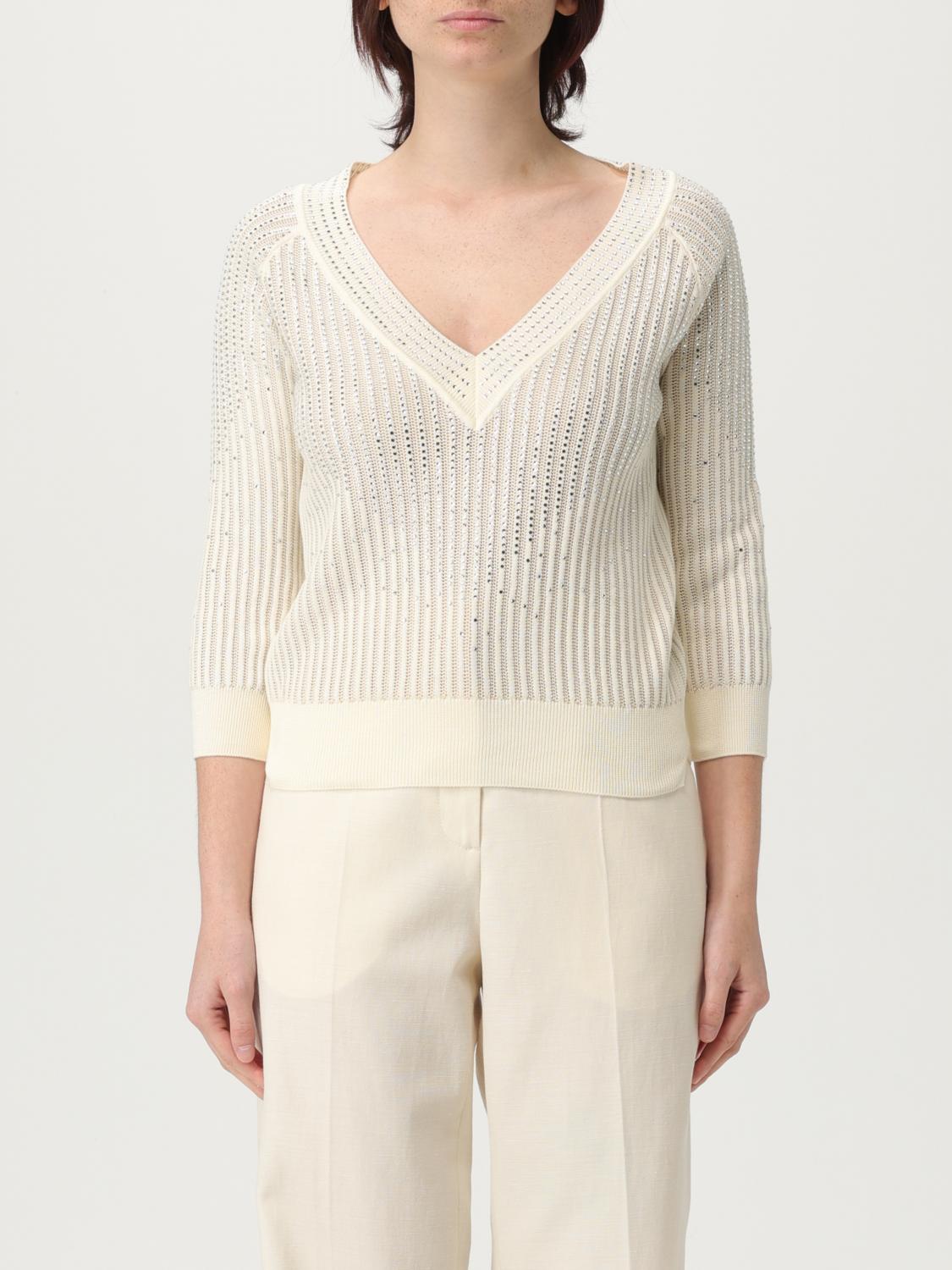 Ermanno Scervino Strickjacke  Damen Farbe Weiss