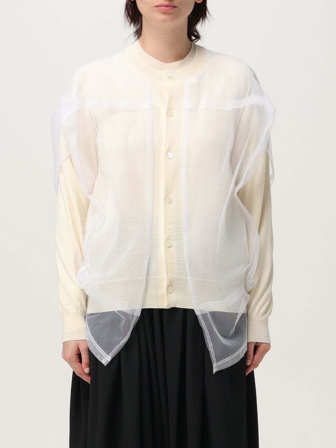 Comme Des Garçons Strickjacke Comme Des Garcons Damen Farbe Weiss In Neutral