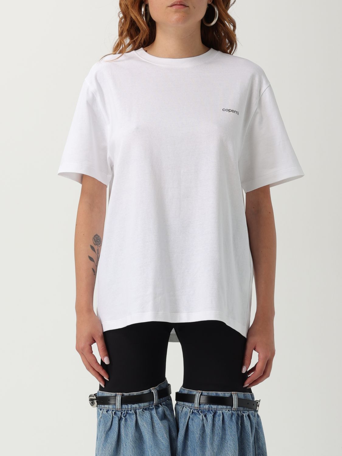 Coperni T-shirt  Woman Color White