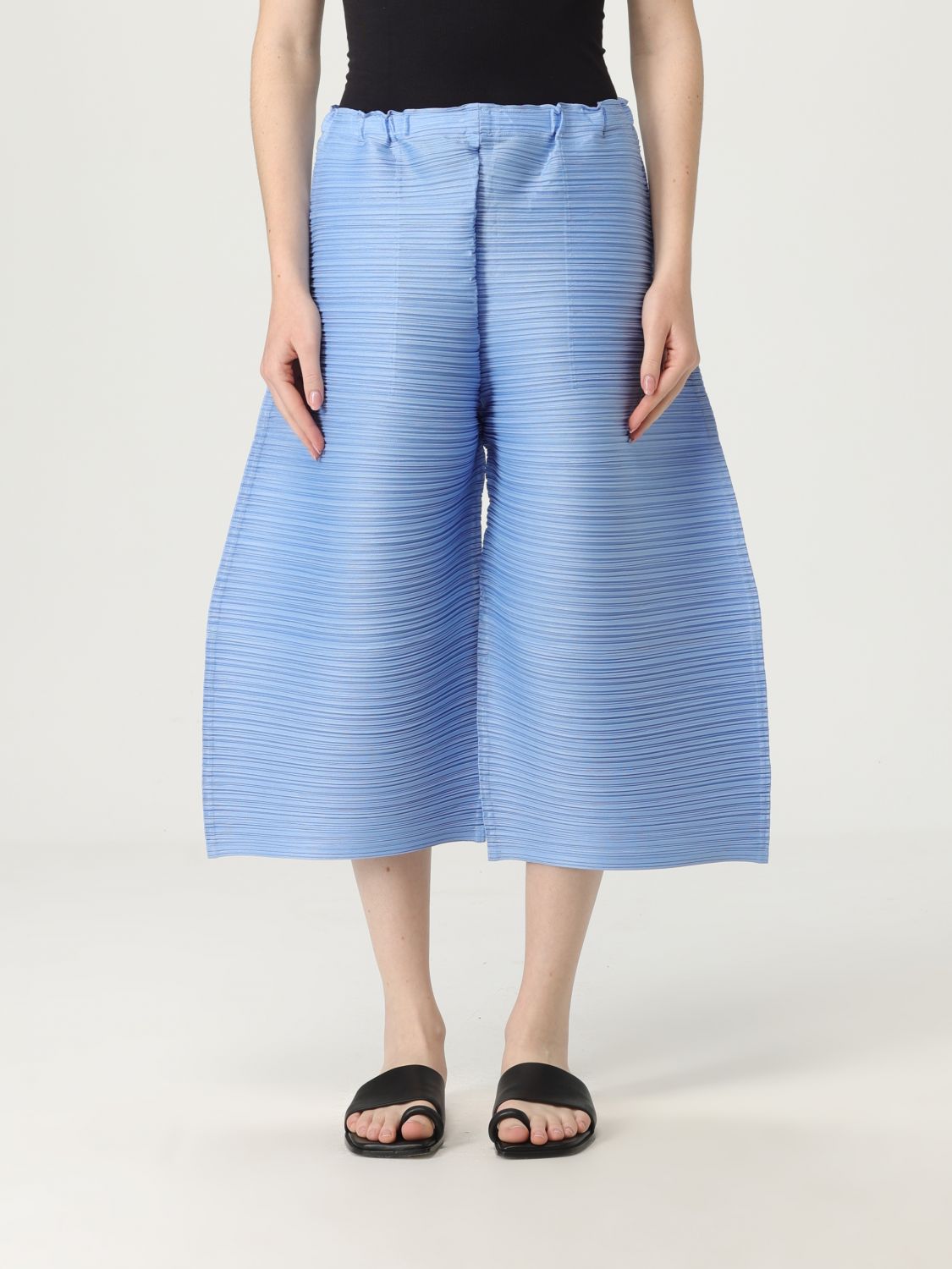 Issey Miyake Wide-leg Thicker Bottoms 2 Trousers