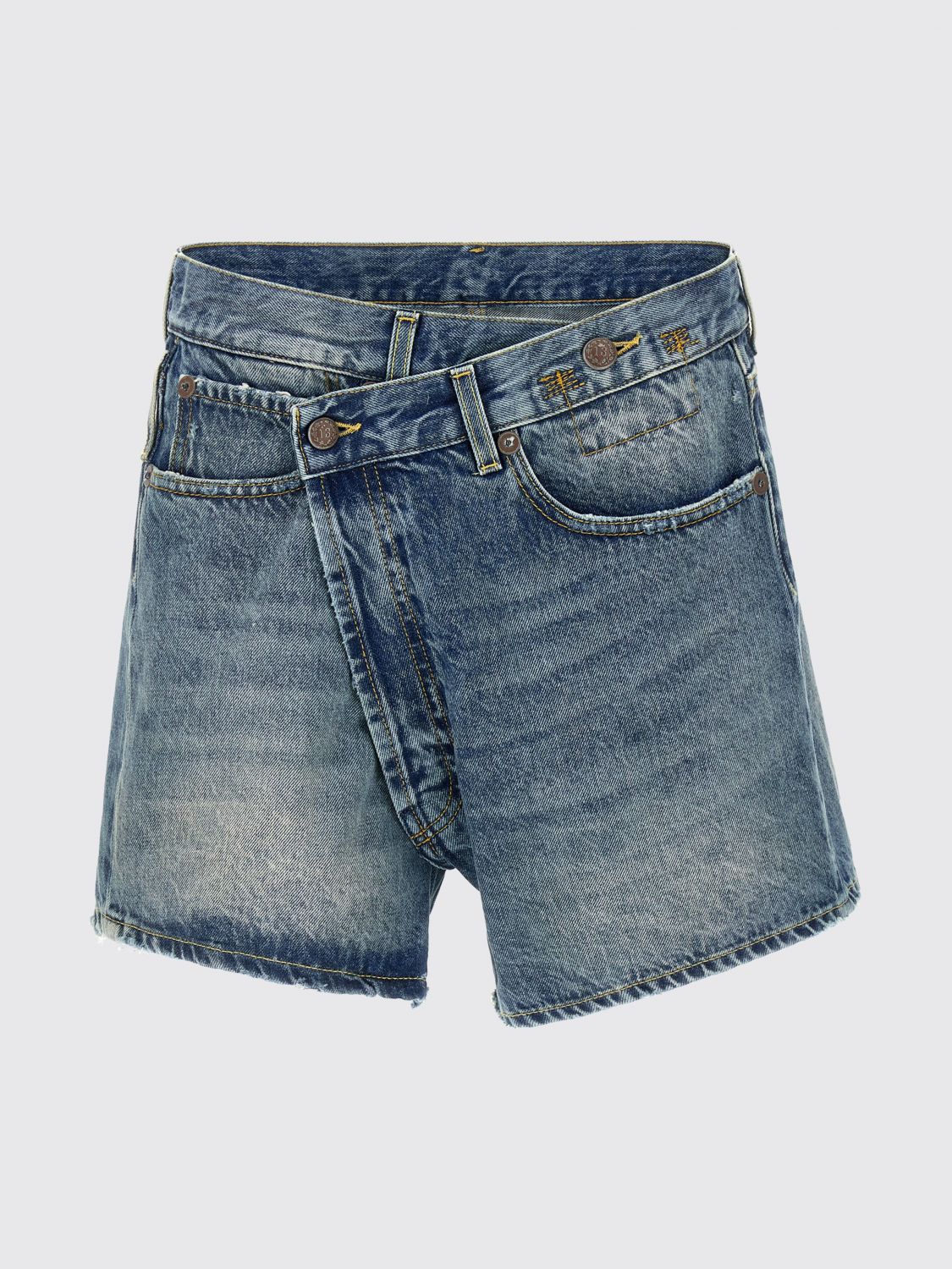 R13 Shorts Woman Color Blue In Blue