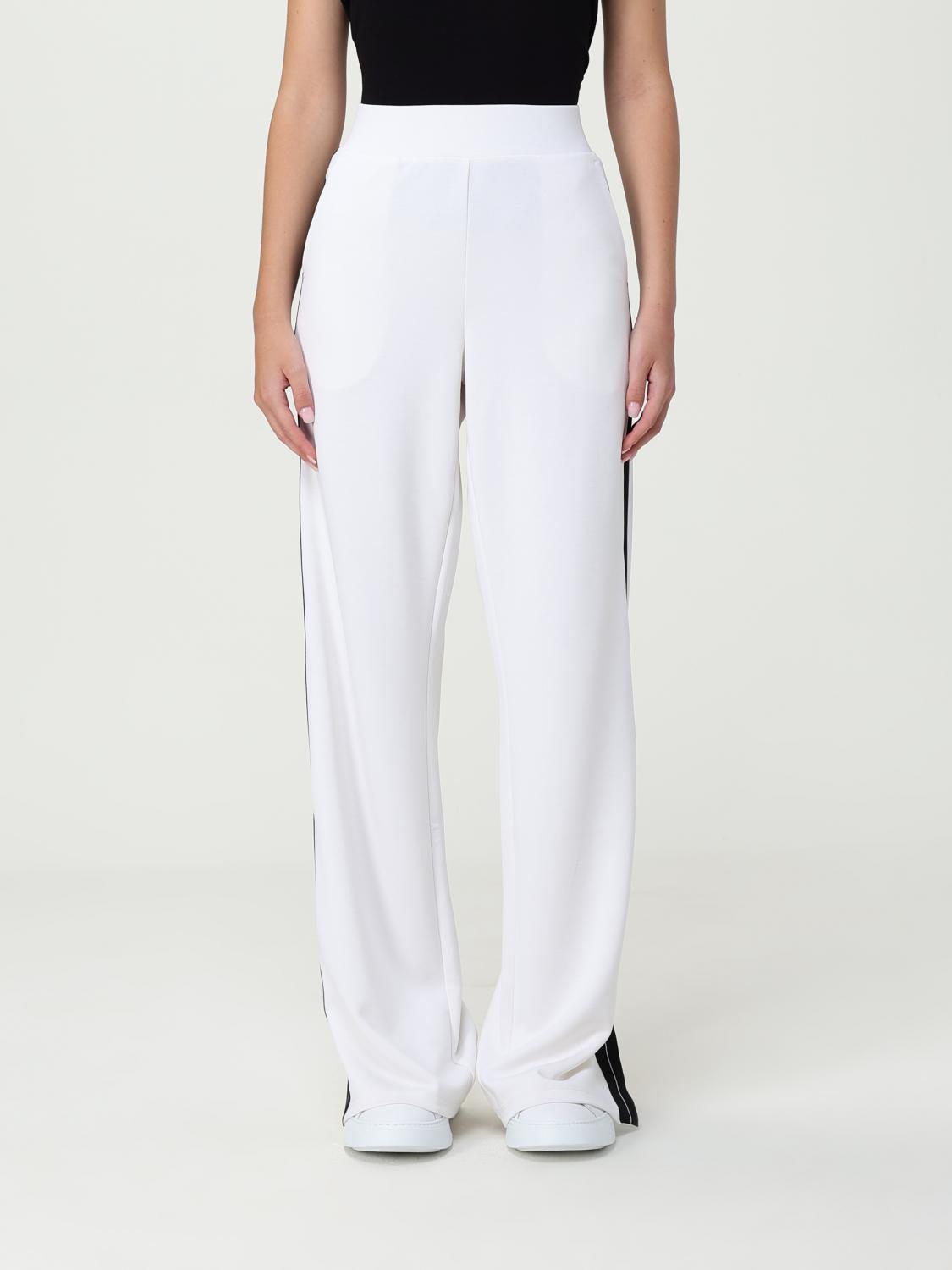 Ea7 Pants Woman Color White In White