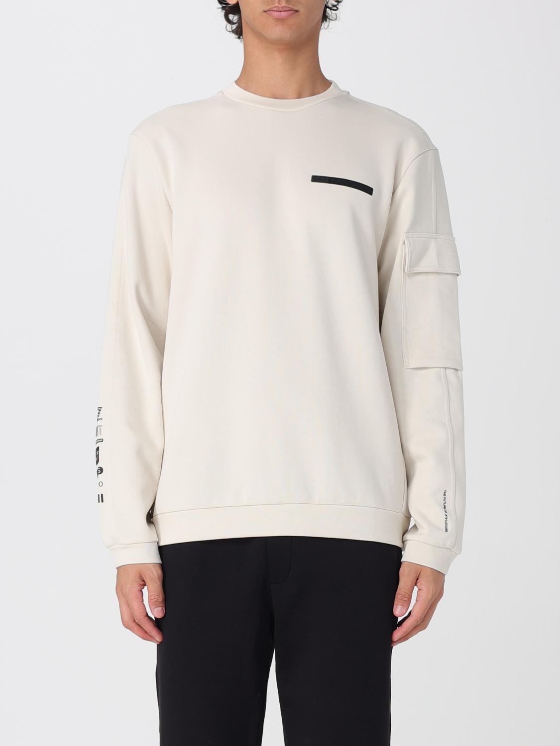 Ea7 Sweater Men Color Beige