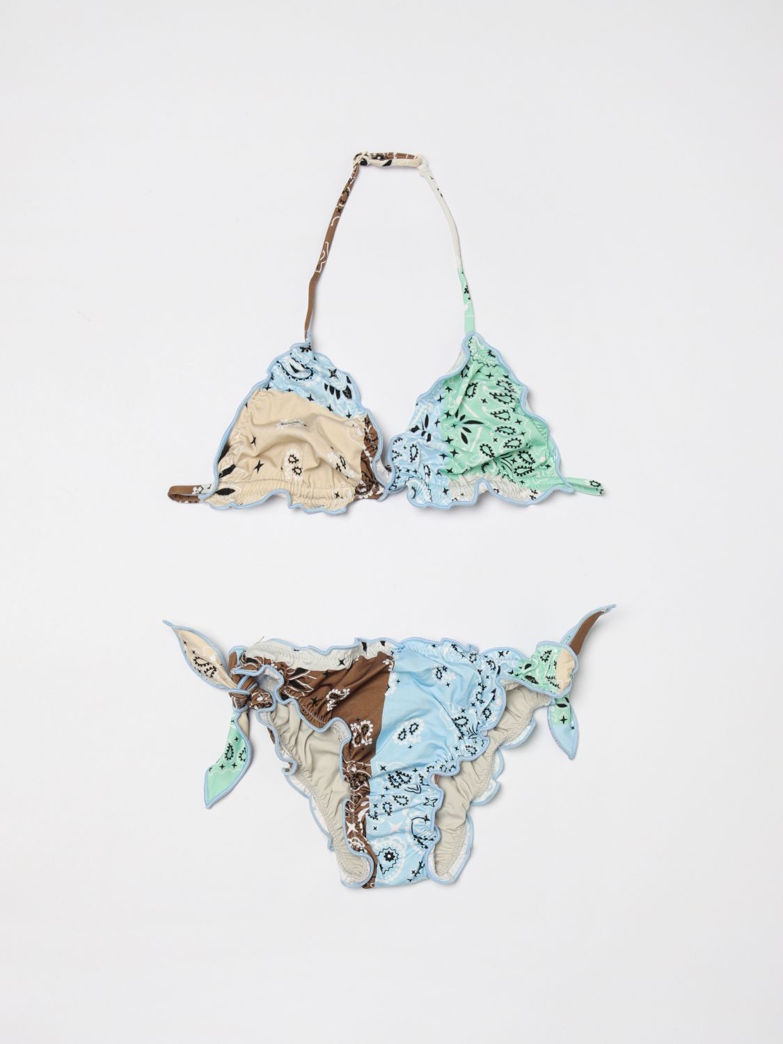 Mc2 Saint Barth Swimsuit Kids Color Fa02 In Green