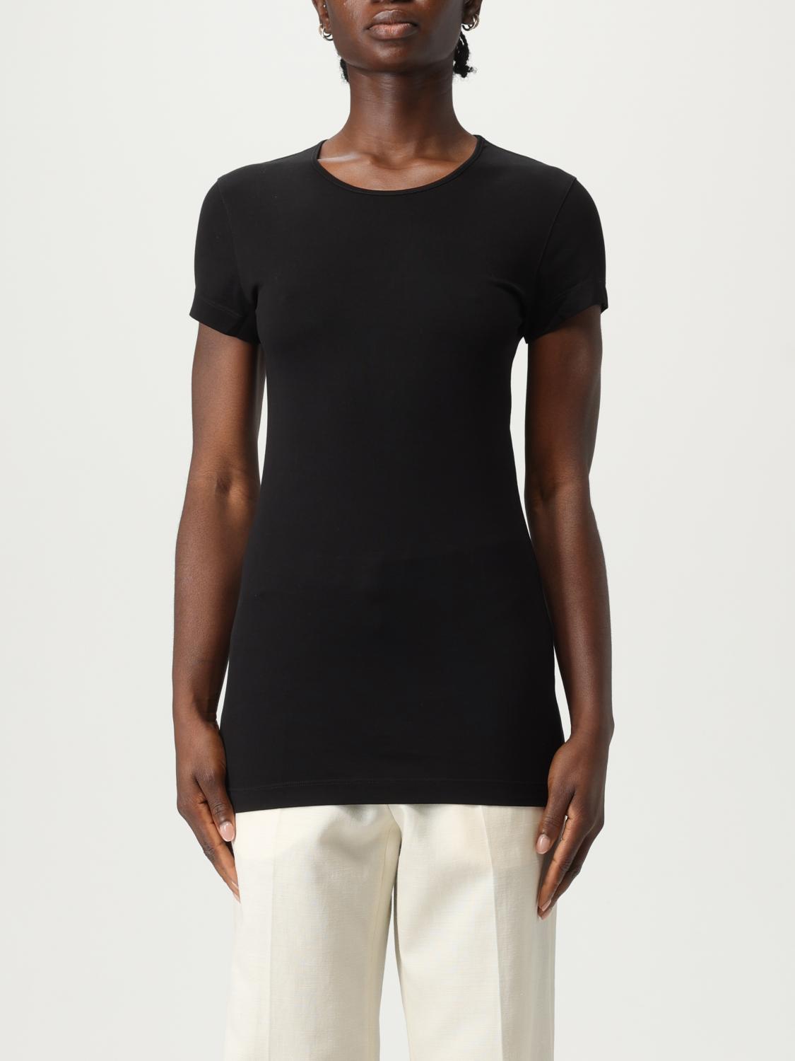 Lemaire Black Cotton Long T-shirt