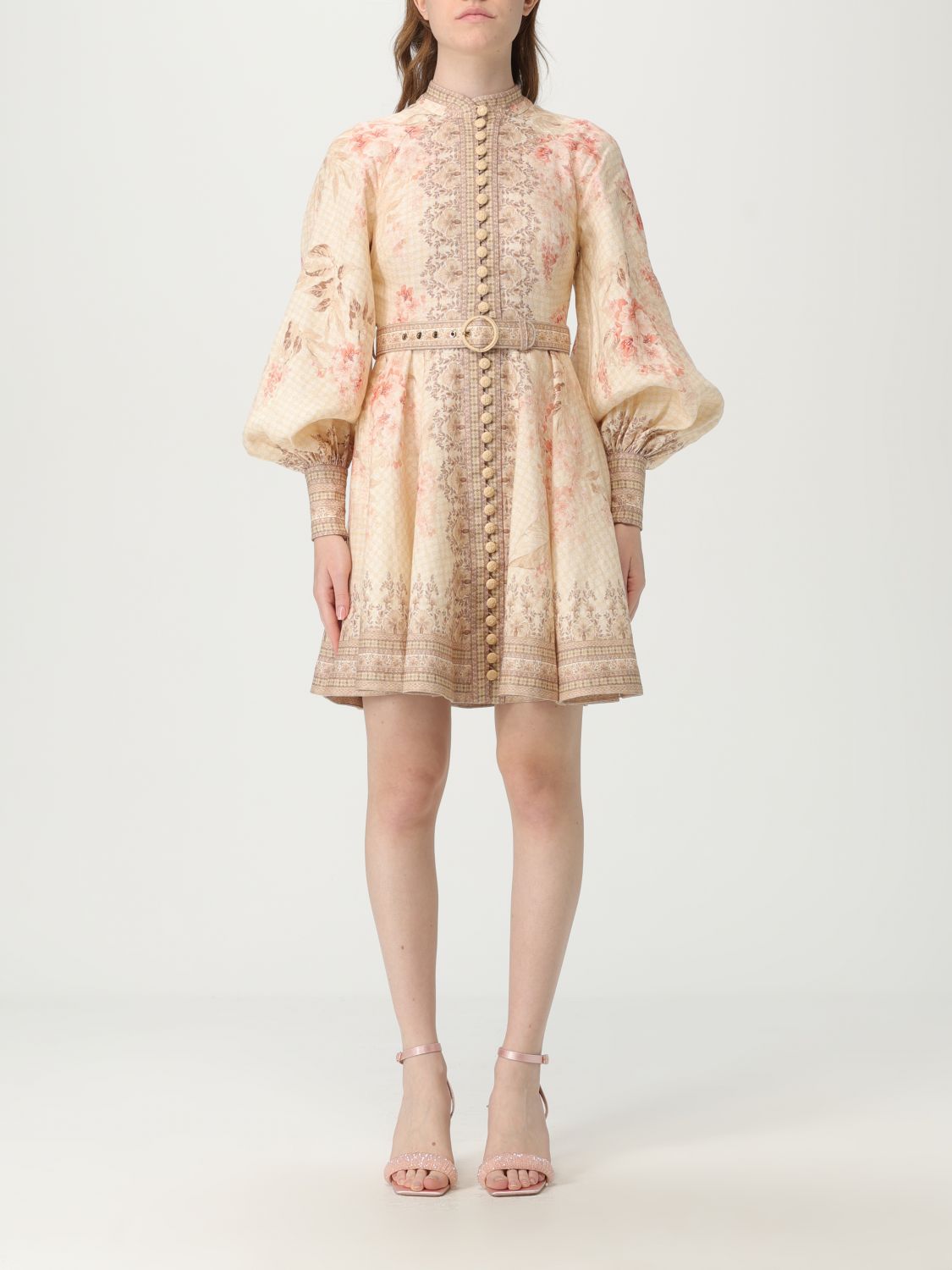 Shop Zimmermann Dress Woman Color Pink