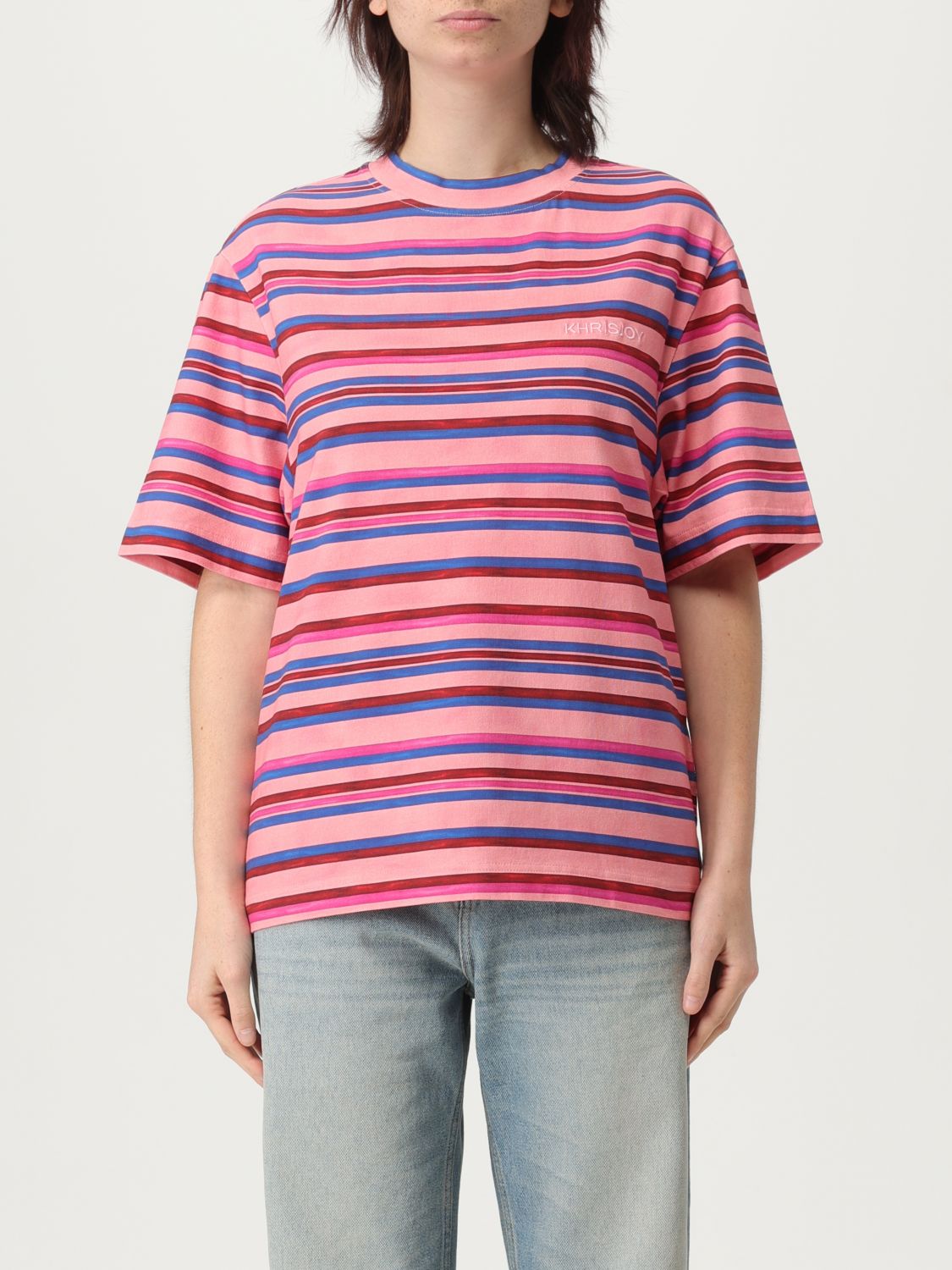 T-Shirt KHRISJOY Woman color Pink - Khrisjoy - Modalova