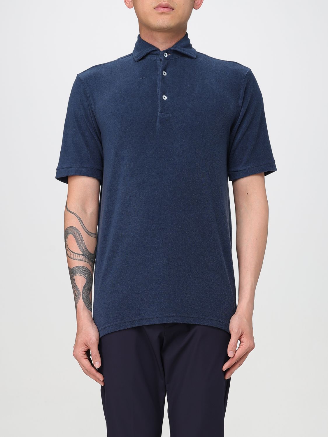 Doppiaa Polo Basic  In Misto Cotone