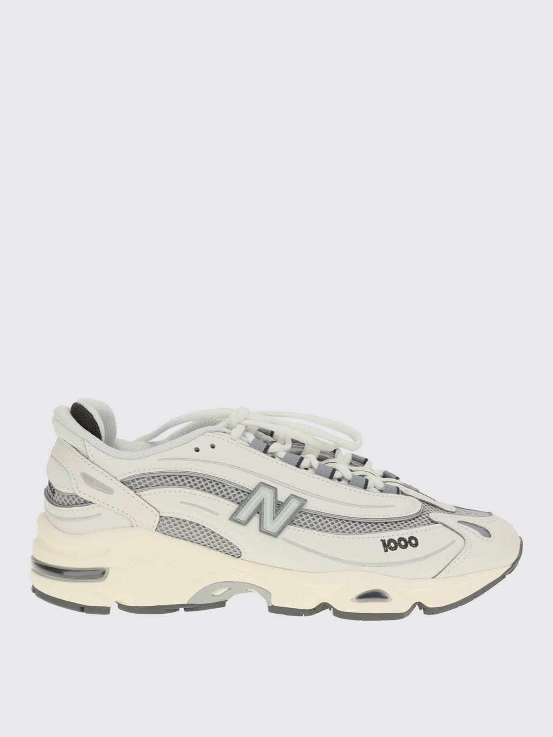 Shop New Balance Sneakers Woman Color White