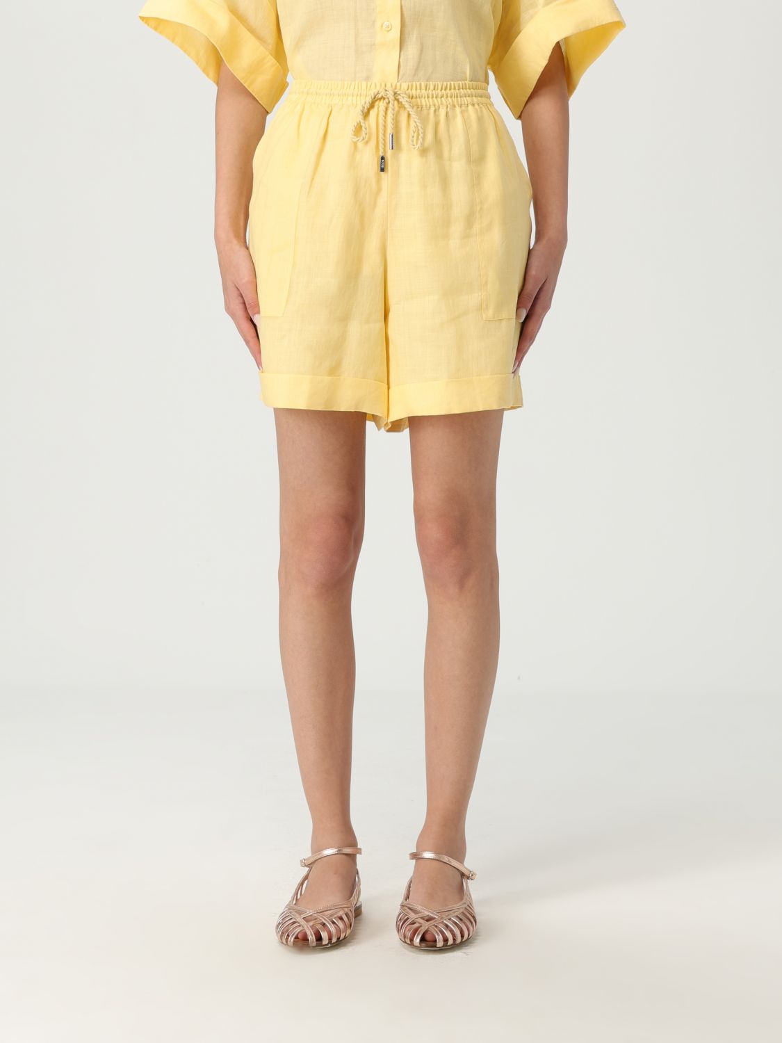 Hugo Boss Pantaloncino Boss Donna Colore Giallo