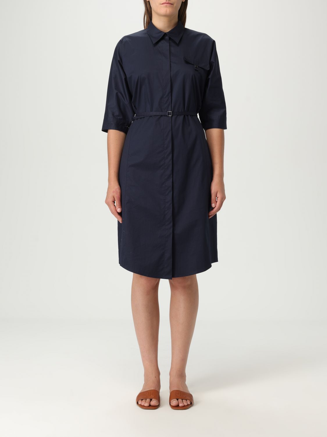 Hugo Boss Abito Boss Donna Colore Blue In Blue