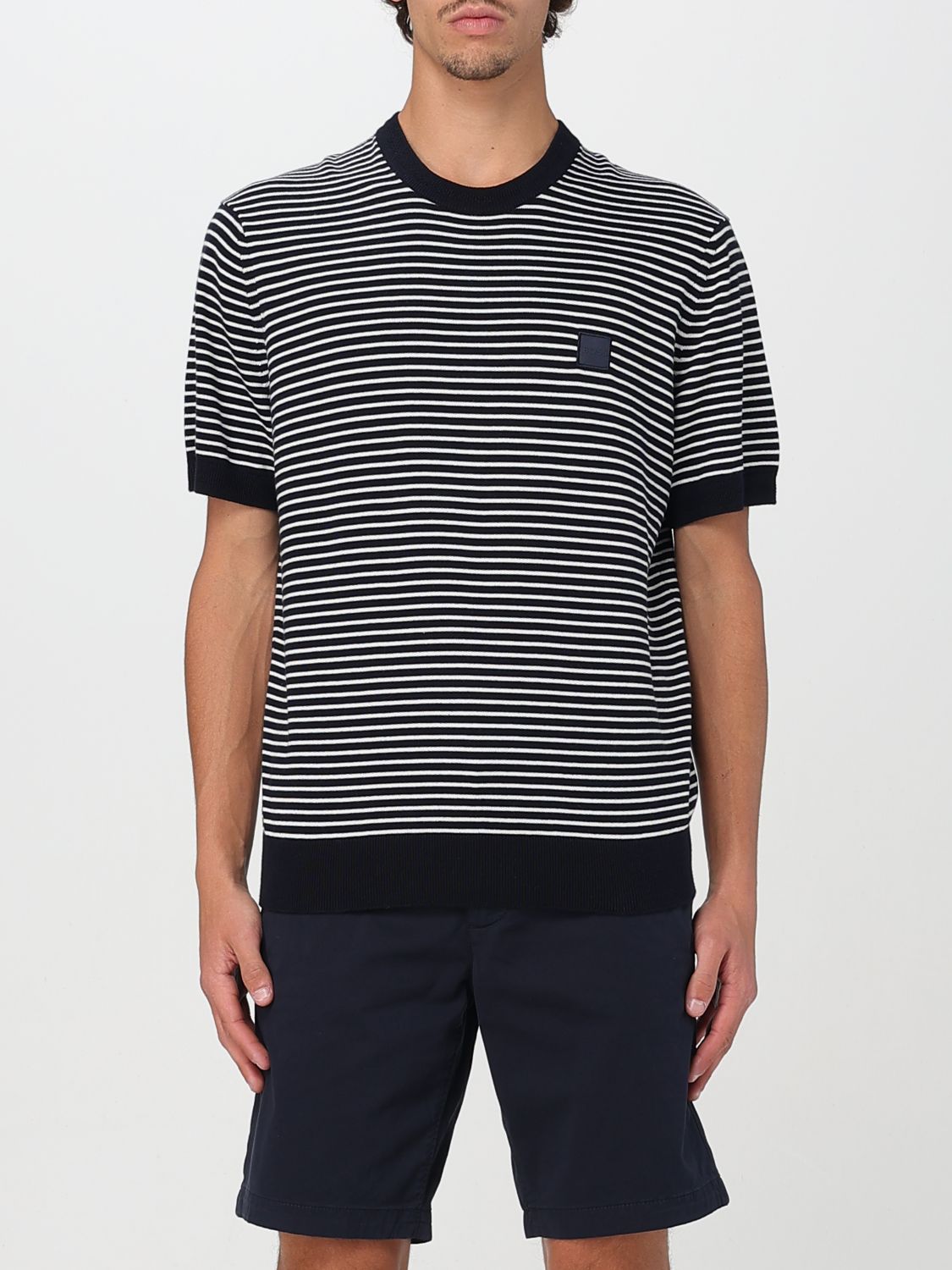 Shop Hugo Boss Sweater Boss Men Color Blue 1