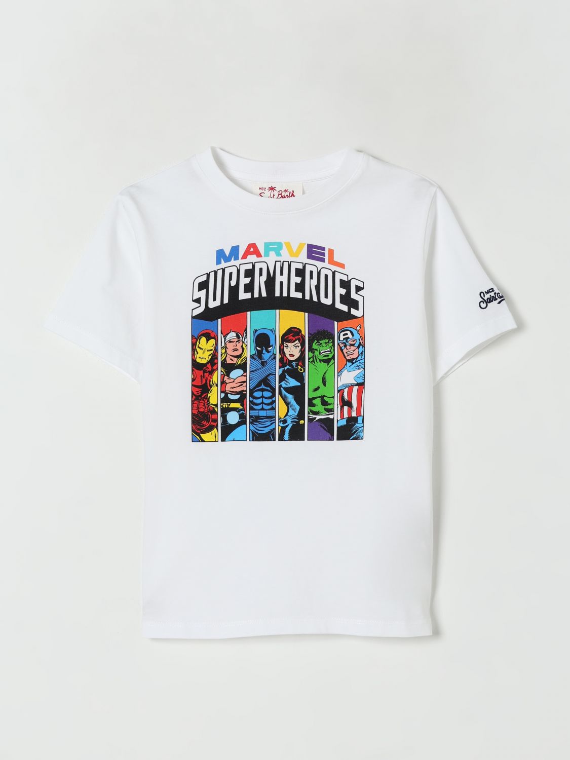Shop Mc2 Saint Barth T-shirt  Kids Color White 1