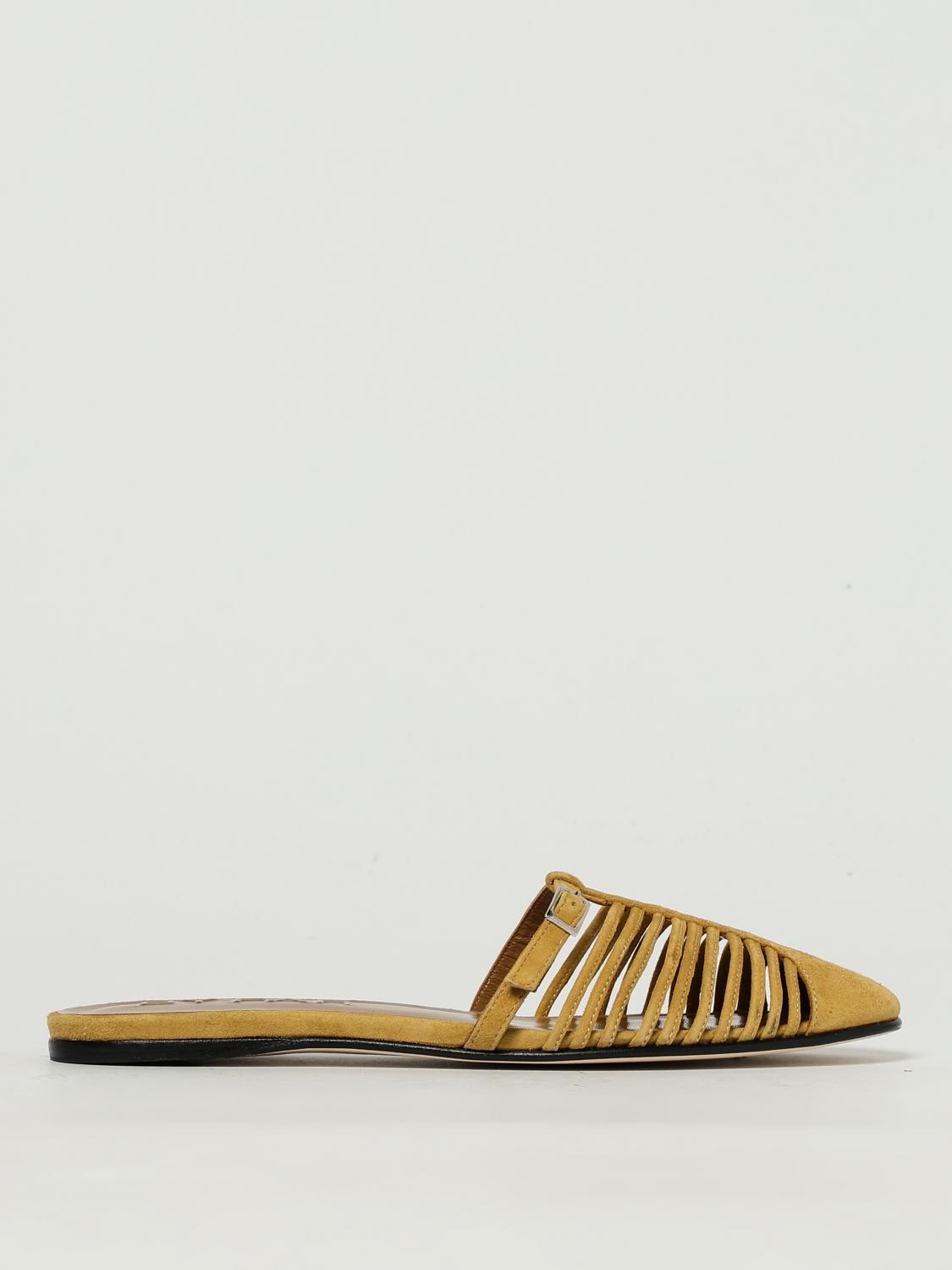 By Far Flat Sandals Woman Color Yellow