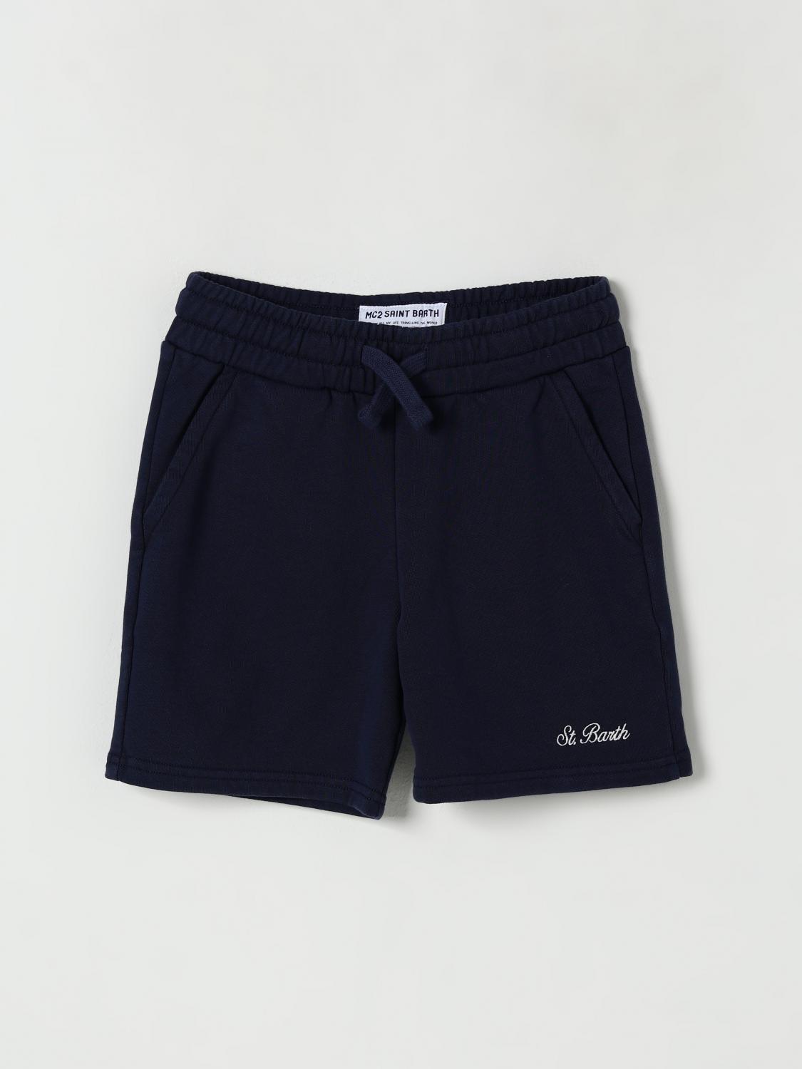 Mc2 Saint Barth Shorts Kids Color Blue