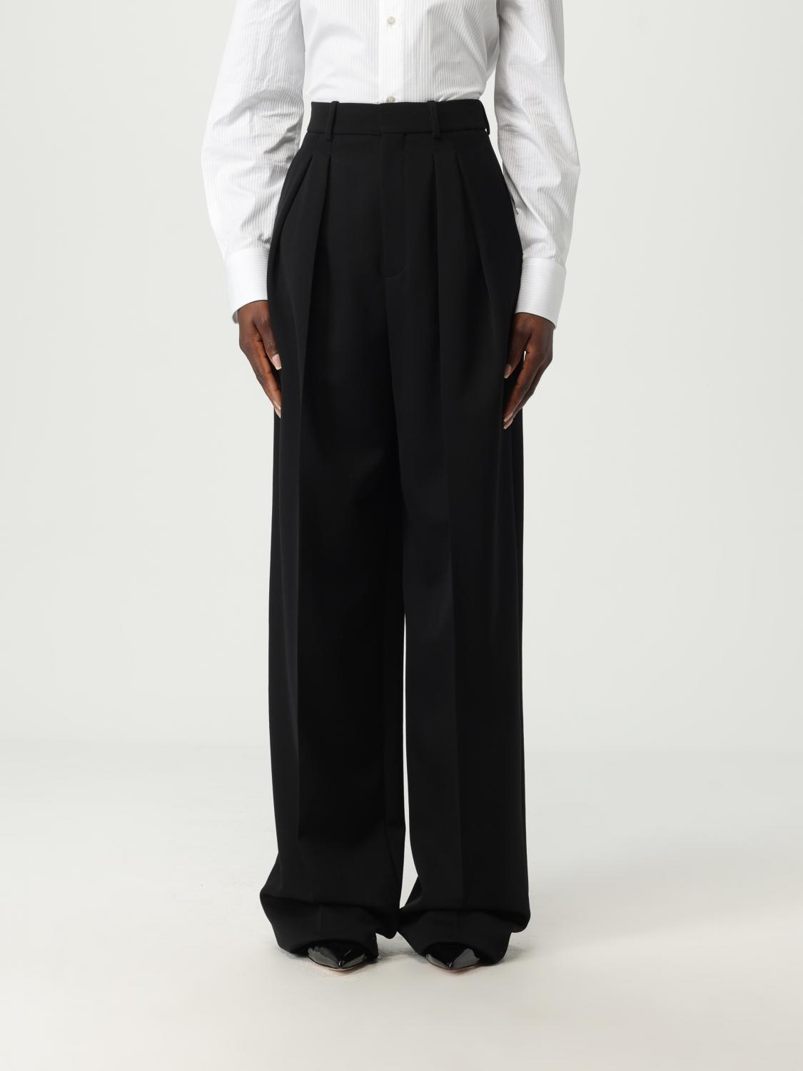 Saint Laurent Pantalone  Donna Colore Nero