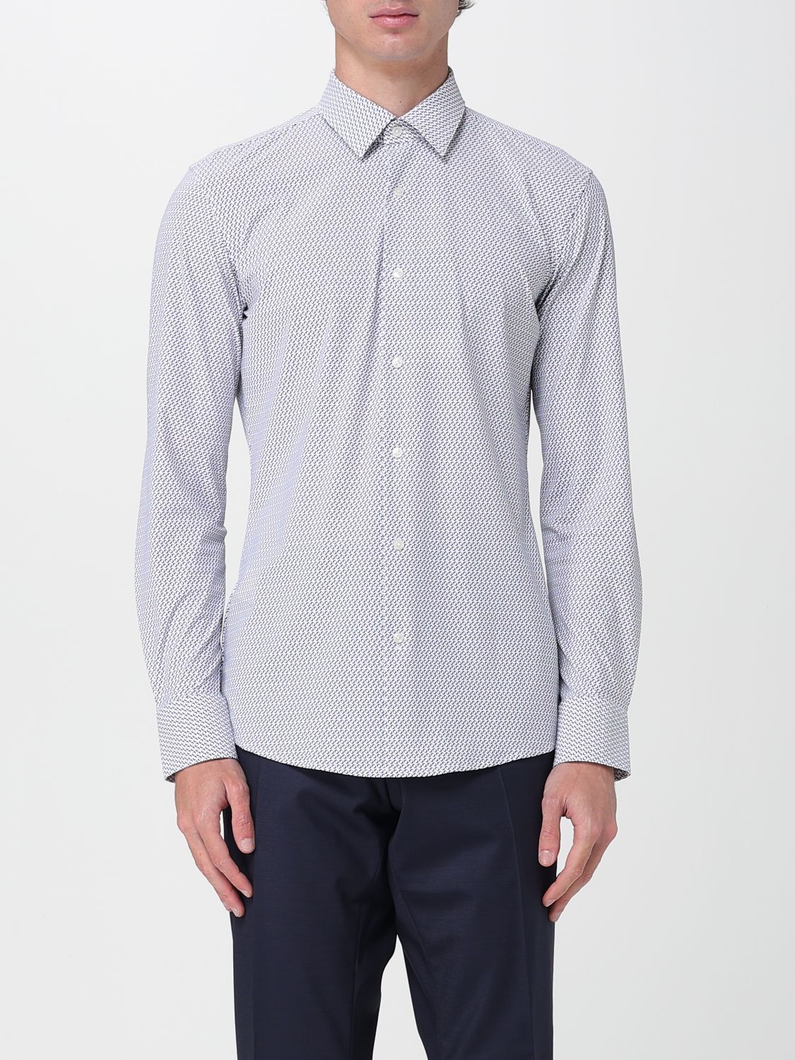 Hugo Boss Boss Roan Kent Geo Print Button-up Shirt