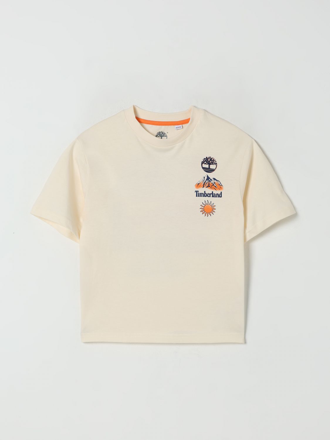 Timberland Kids' T-shirt In Cotone Con Stampa Grafica