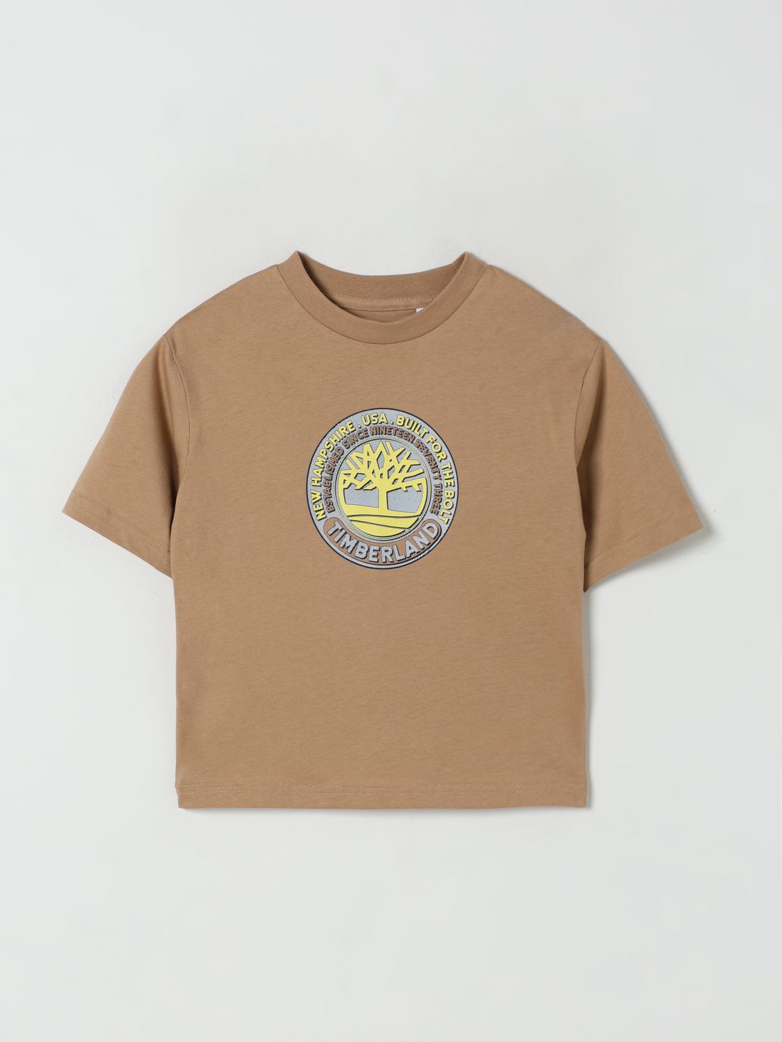 Timberland Kids' T-shirt In Cotone Con Logo