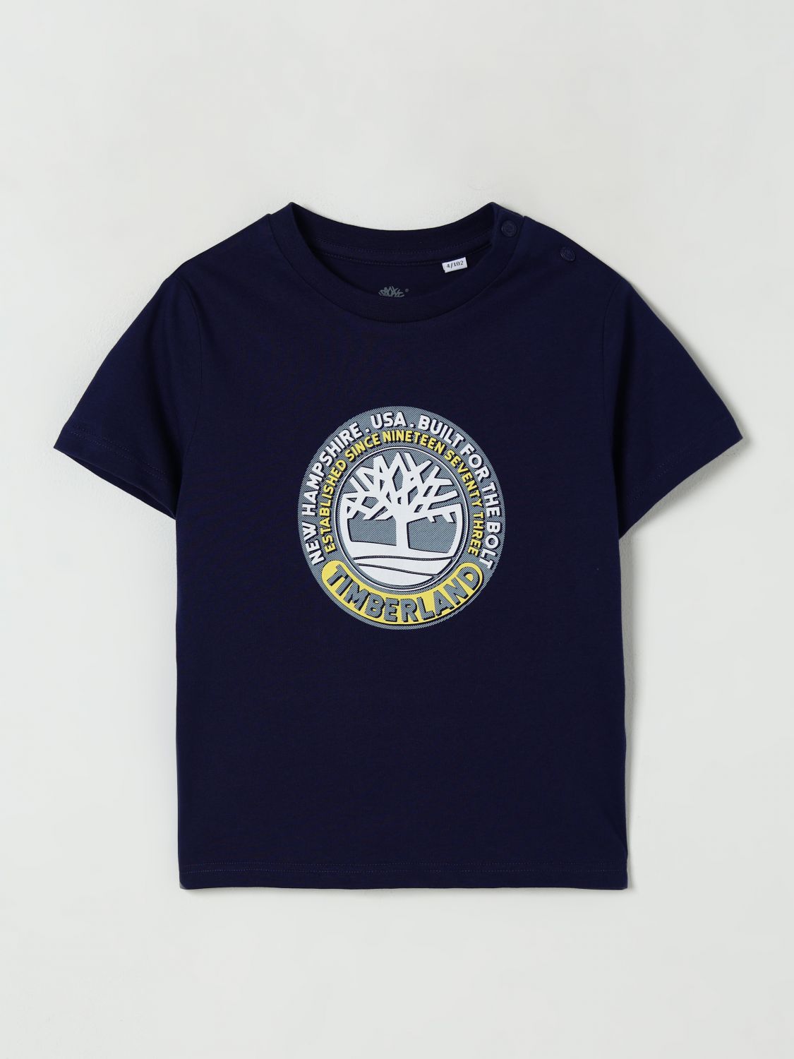 Timberland Babies' T-shirt In Cotone Con Logo