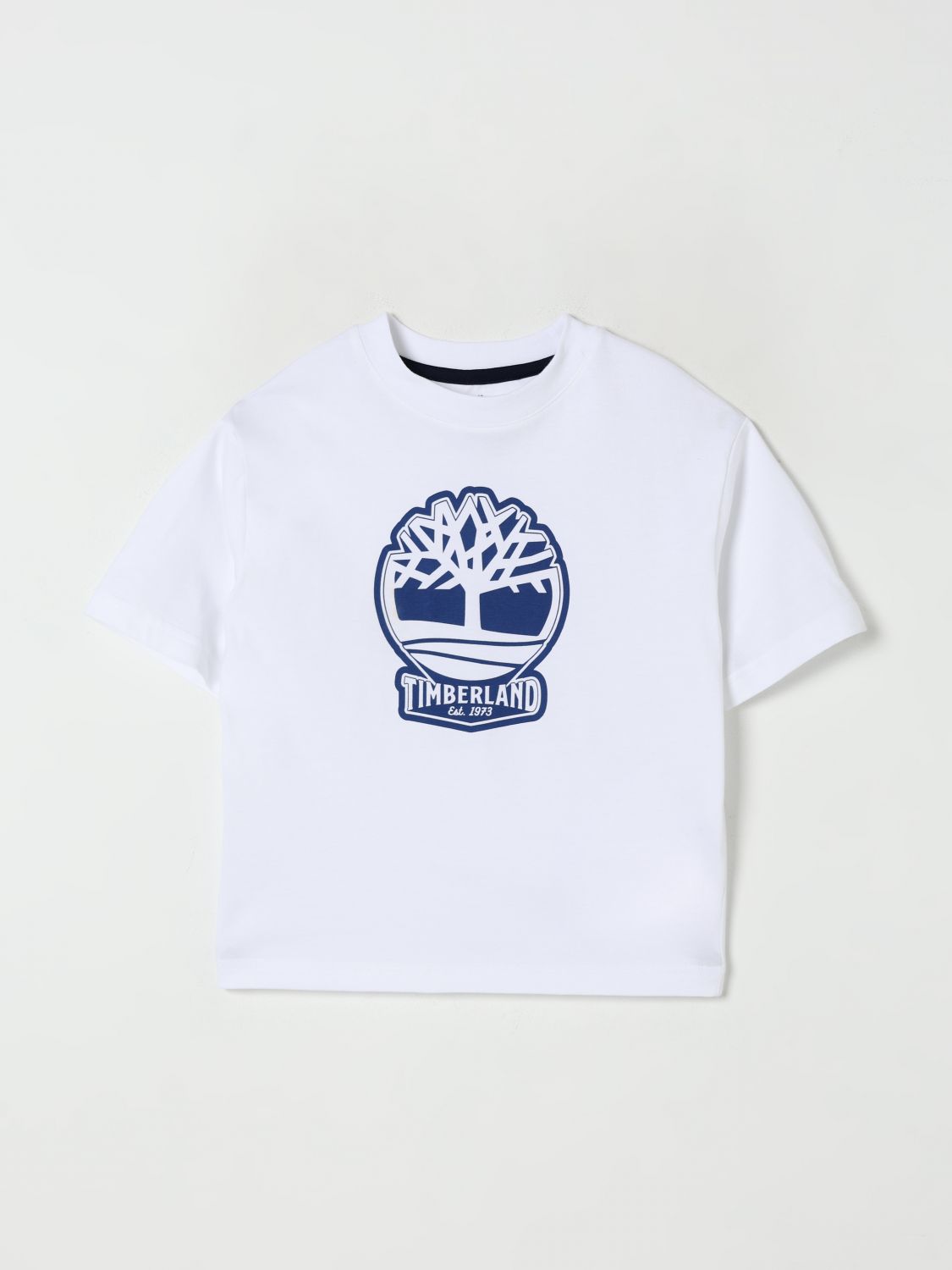 Timberland Kids' T-shirt In Cotone Con Logo