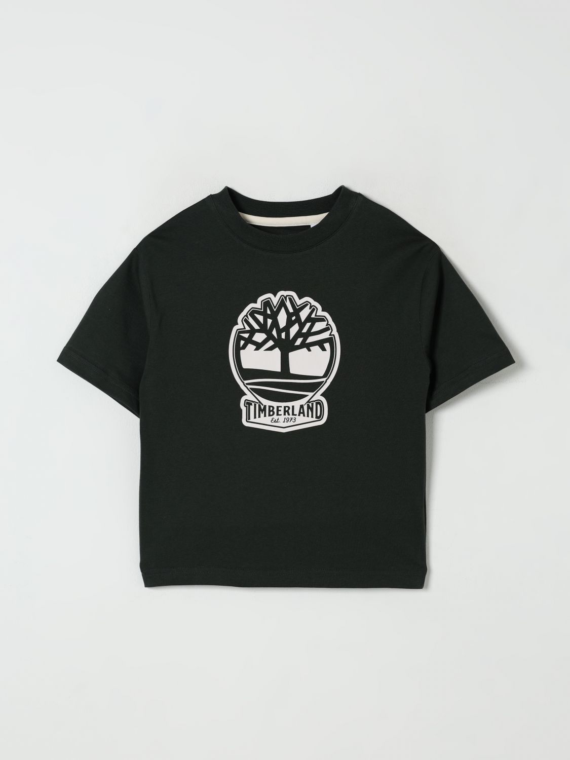 Timberland Kids' T-shirt In Cotone Con Logo