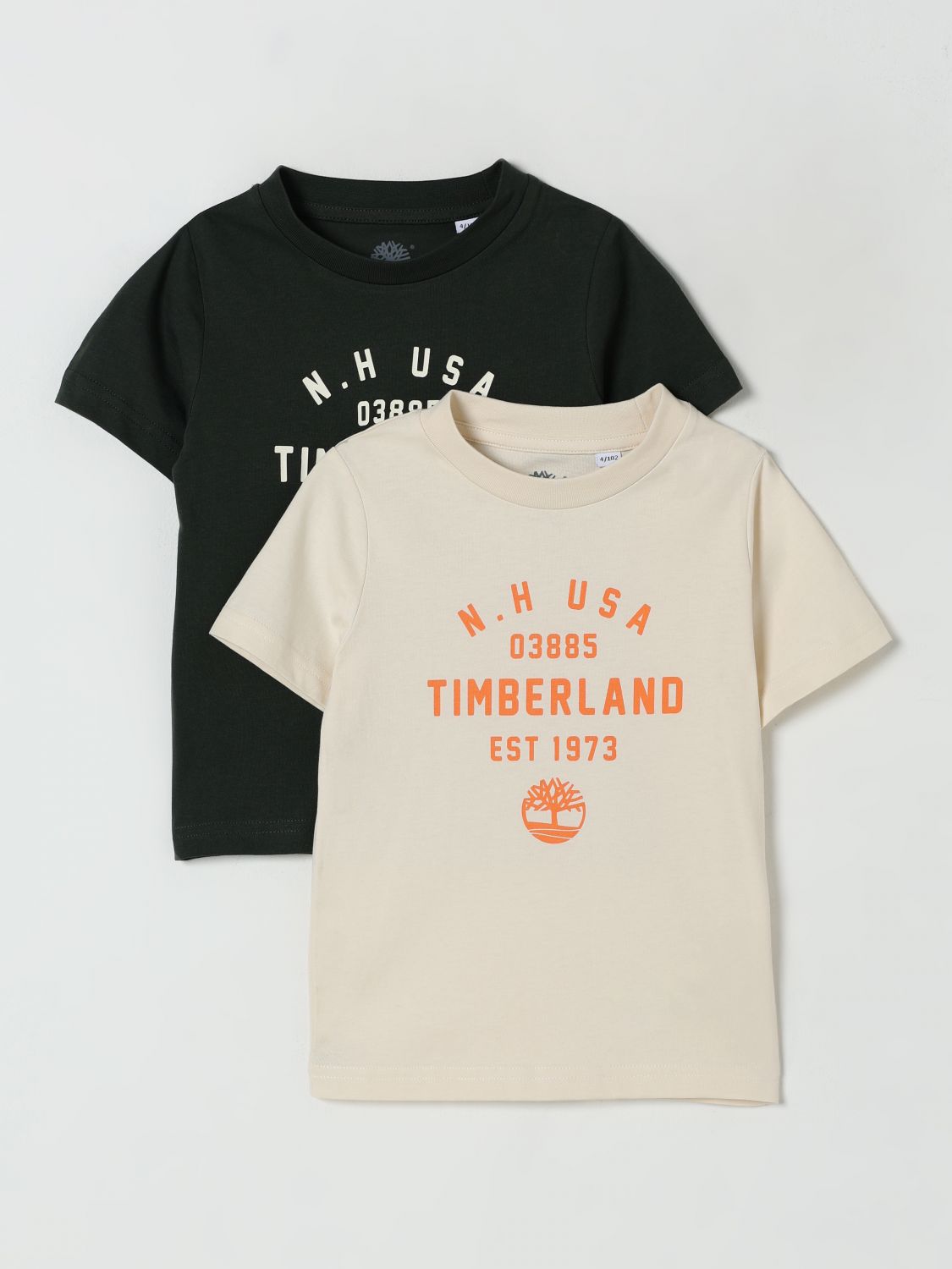 Timberland Kids' Set 2 T-shirt  Con Logo