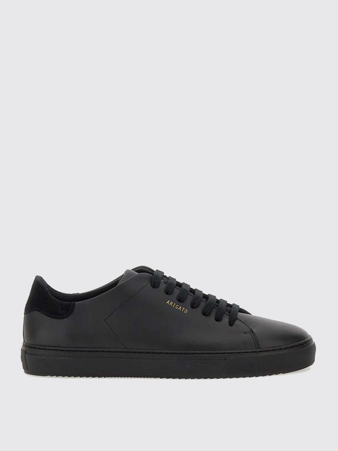 Axel Arigato Atlas Sneakers In Black Suede And Leather