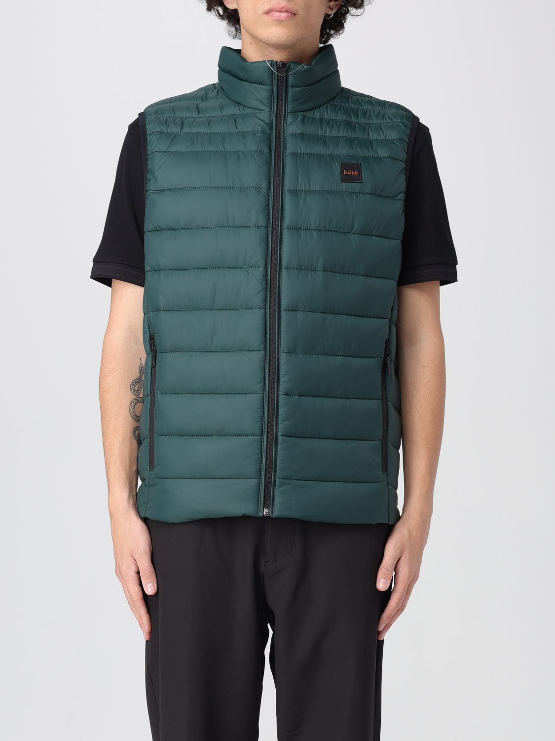 Hugo Boss Gilet Boss Uomo Colore Verde
