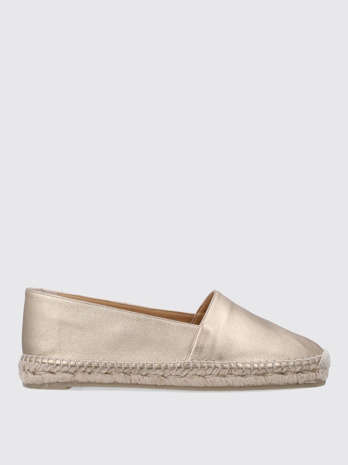 Castaã±er Square-toe Flats In Brown