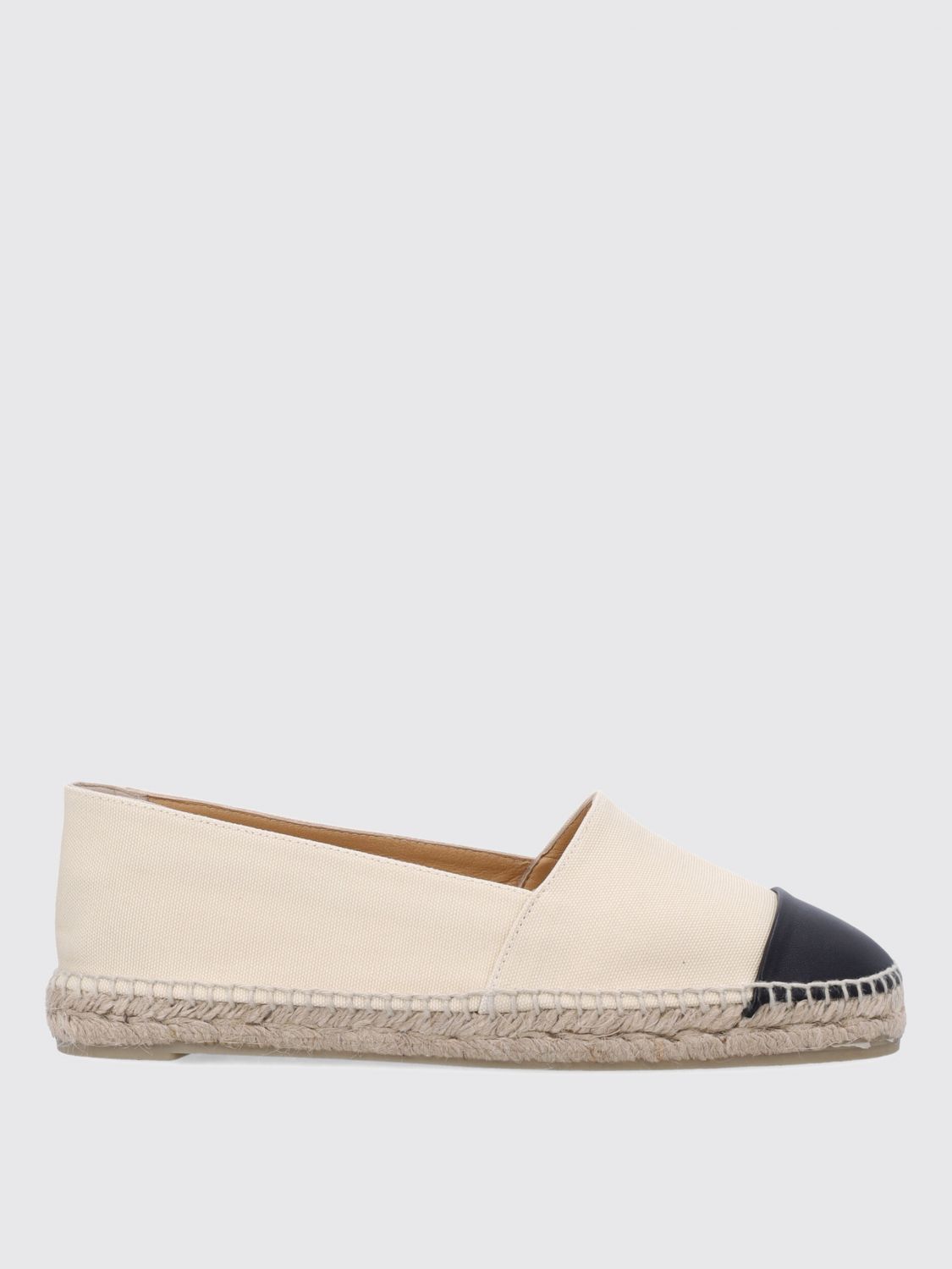 Castaã±er Castaner Canvas Slip-on Espadrilles With Leather Cap Toe