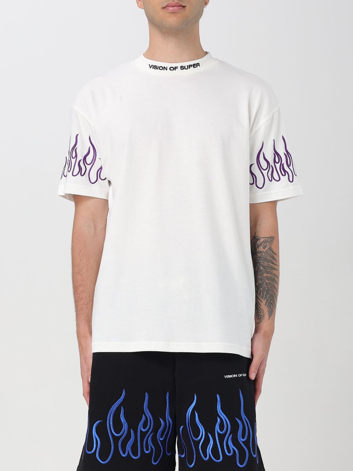 Vision Of Super T-shirt  Men Colour White