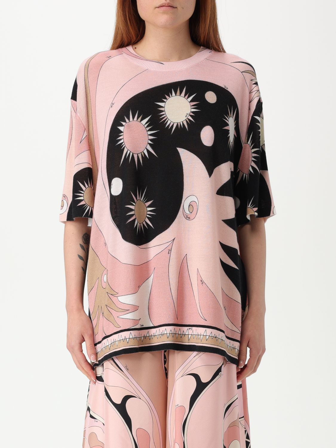 Pucci T-shirt  Woman Color Pink