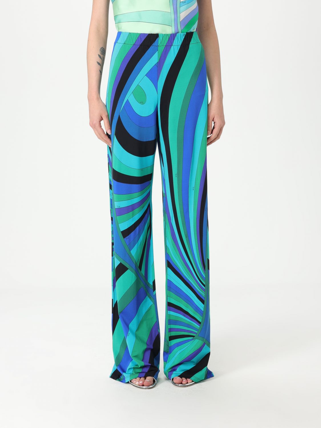 Pucci Pants  Woman Color Multicolor