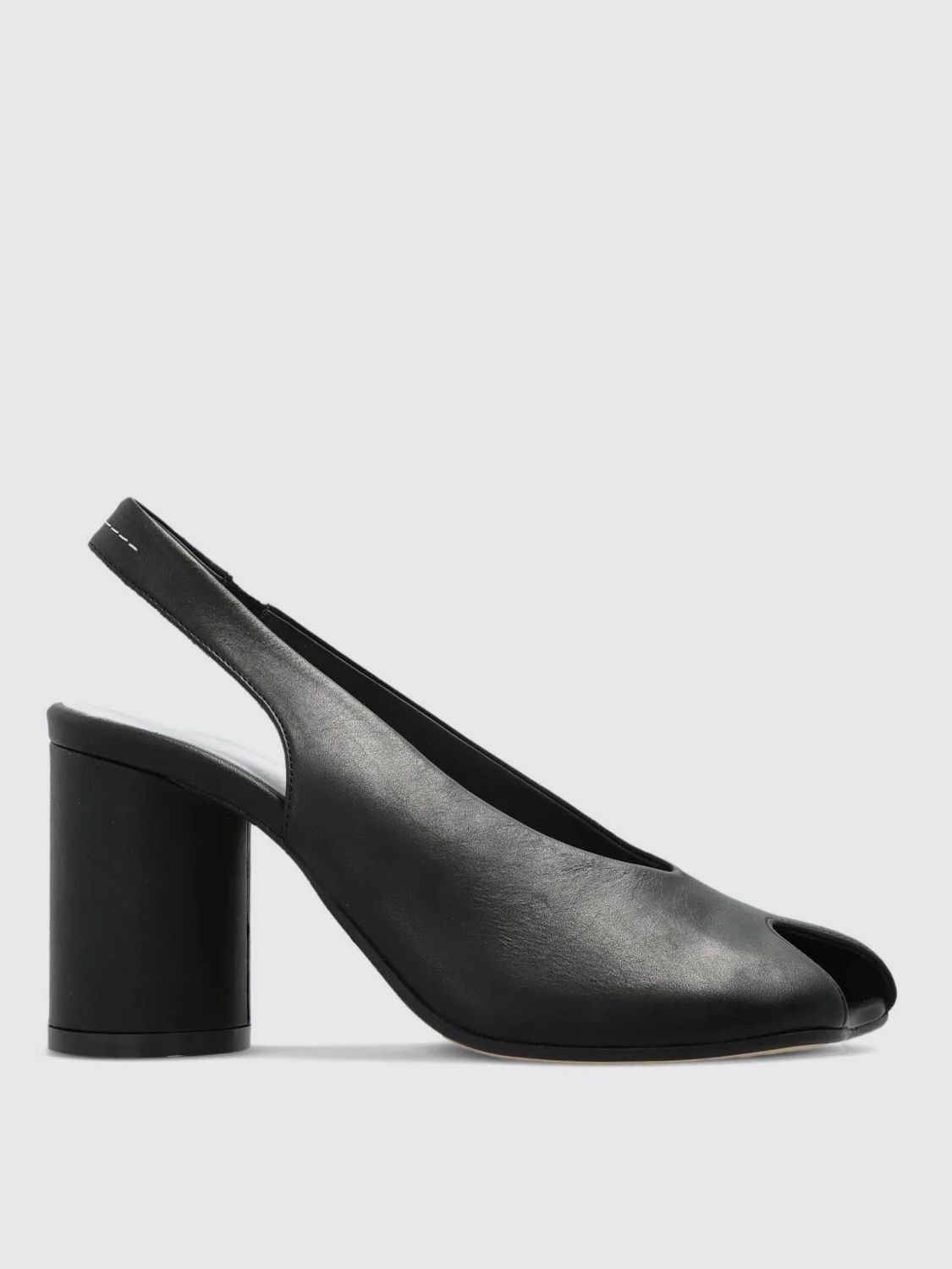 Shop Mm6 Maison Margiela Flat Sandals Woman Color Black