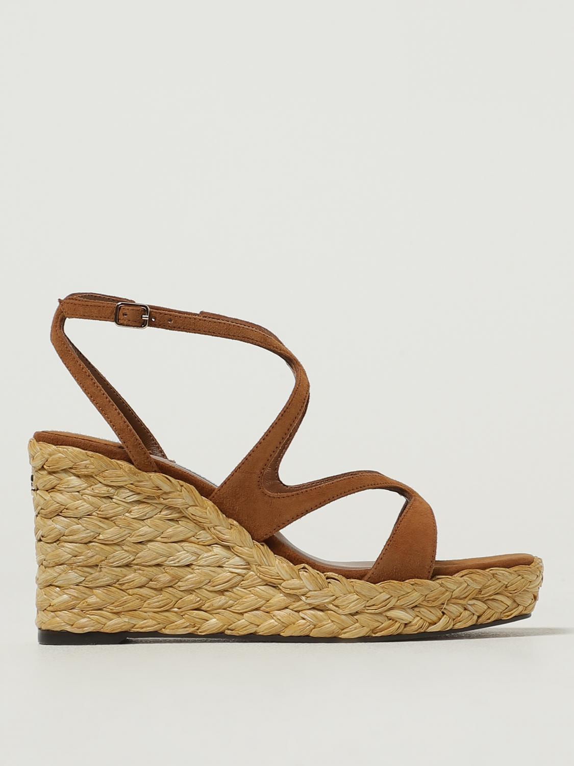 Jimmy Choo Women Ayla Wedged Sandals In Brown