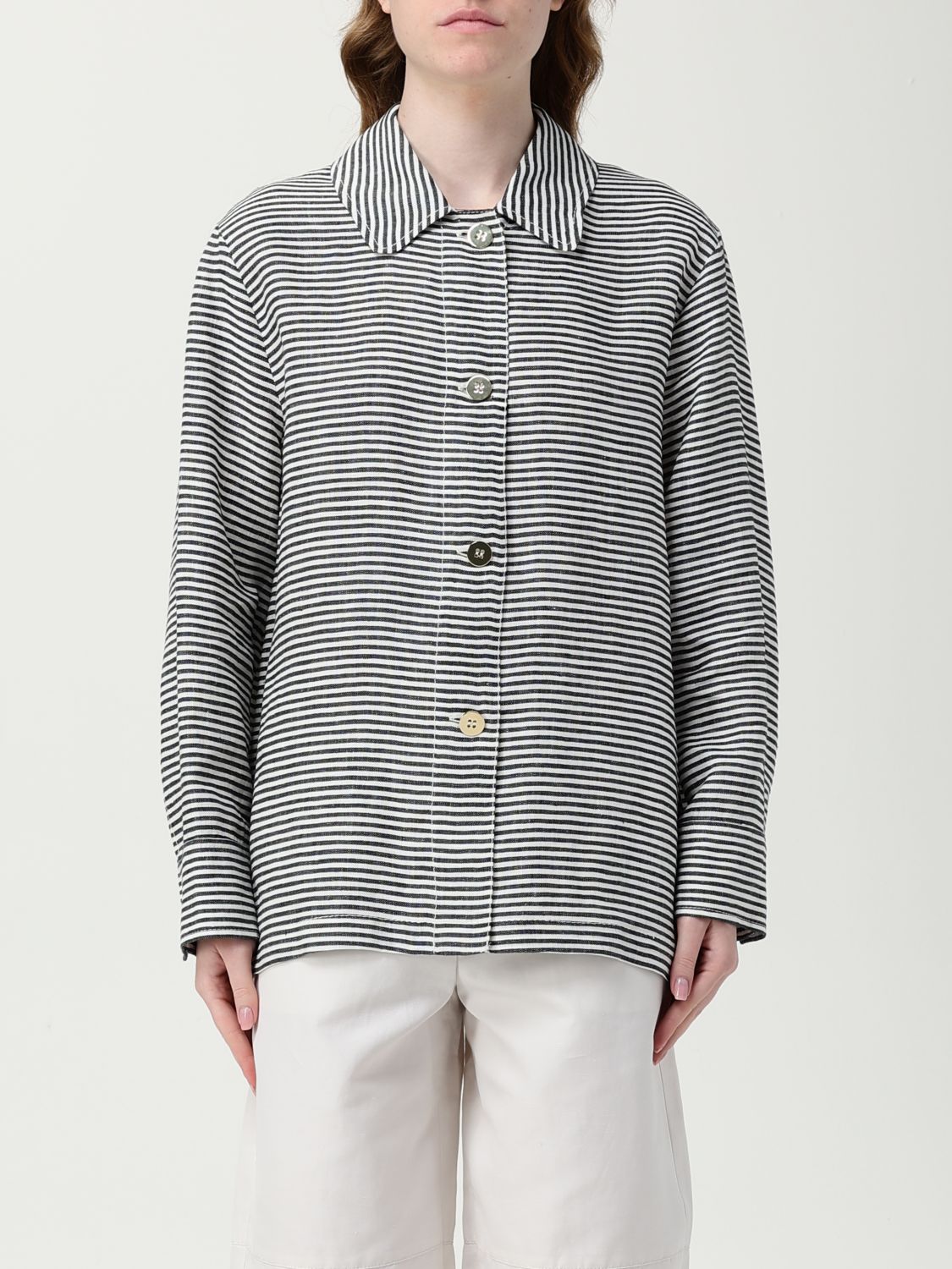 'S MAX MARA SHIRT 'S MAX MARA WOMAN COLOR BLUE G99350009
