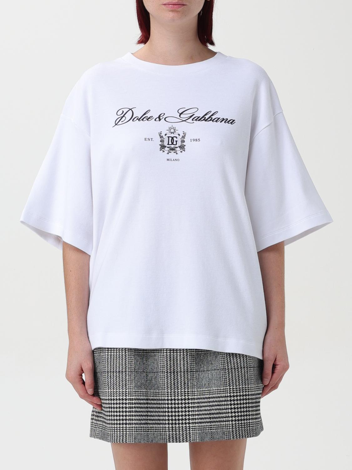 Shop Dolce & Gabbana T-shirt  Woman Color White